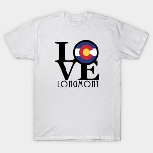 LOVE Longmont Colorado T-Shirt